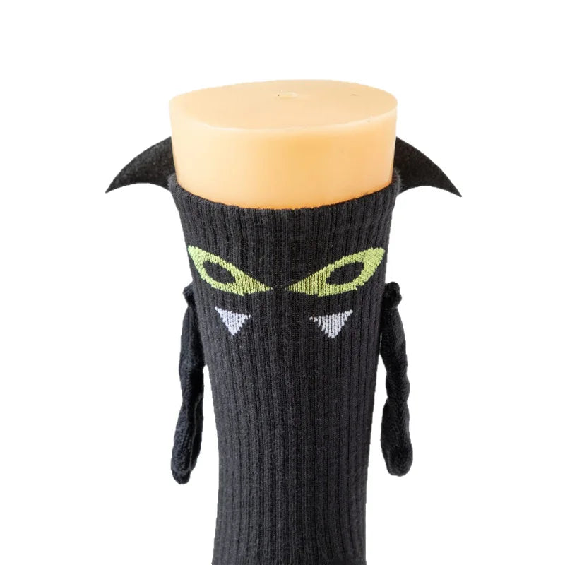 Spooky Charm Socks – Black & White