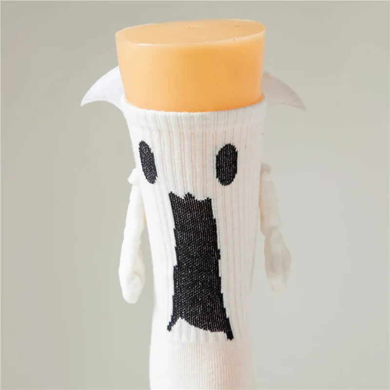 Spooky Charm Socks – Black & White