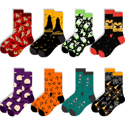 Novelty Patterned Crew Socks – Unisex