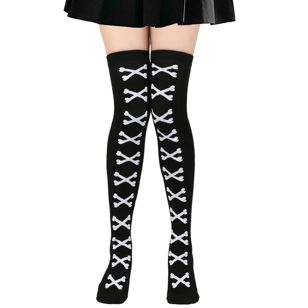 Midnight Spell Over-the-Knee Socks