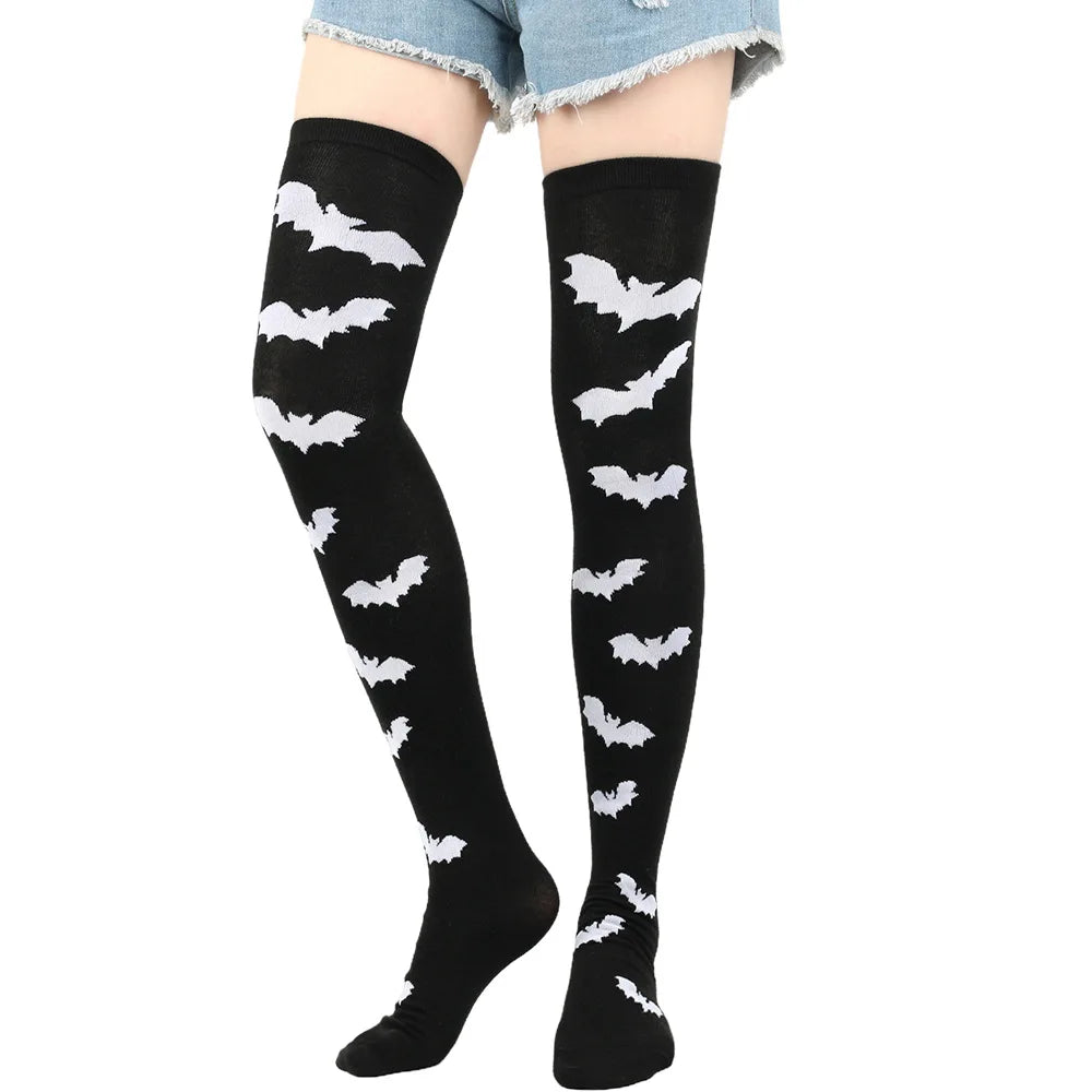 Midnight Spell Over-the-Knee Socks
