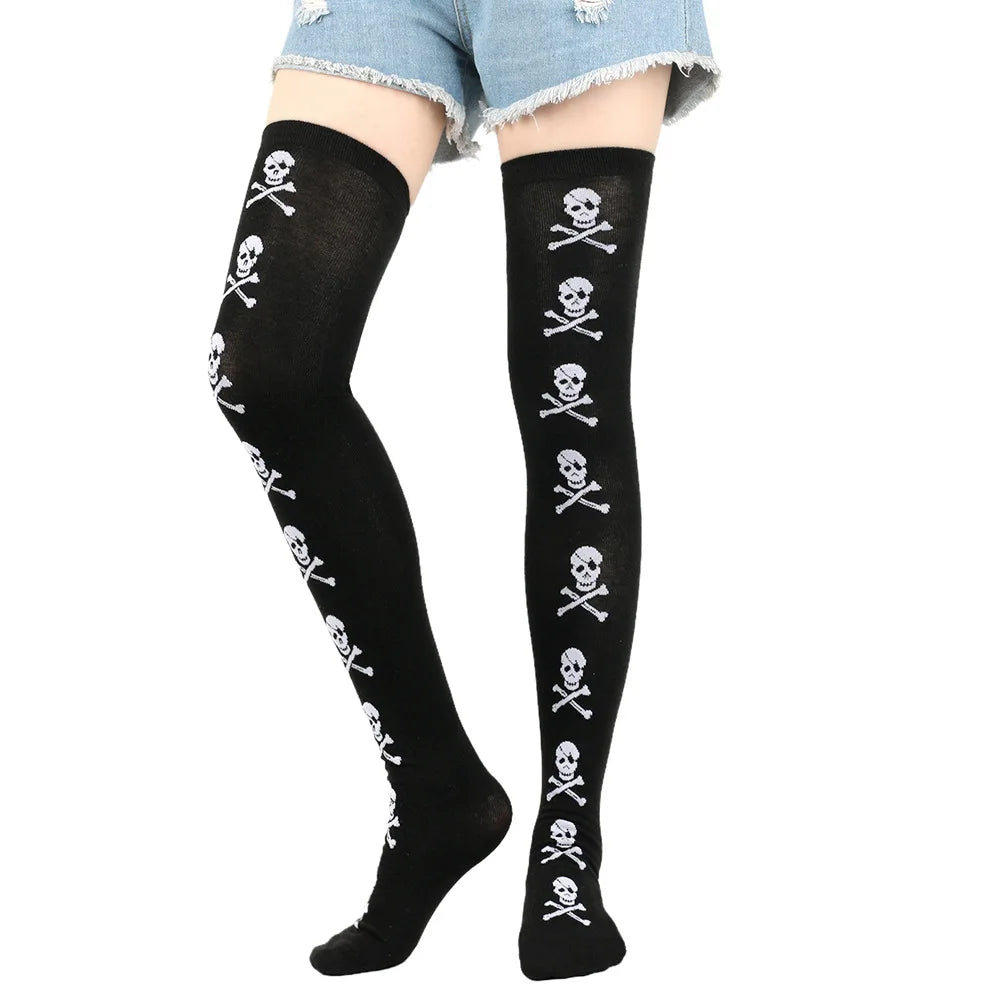 Midnight Spell Over-the-Knee Socks